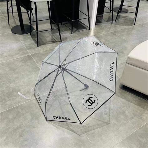 chanel clear umbrella|chanel umbrella price.